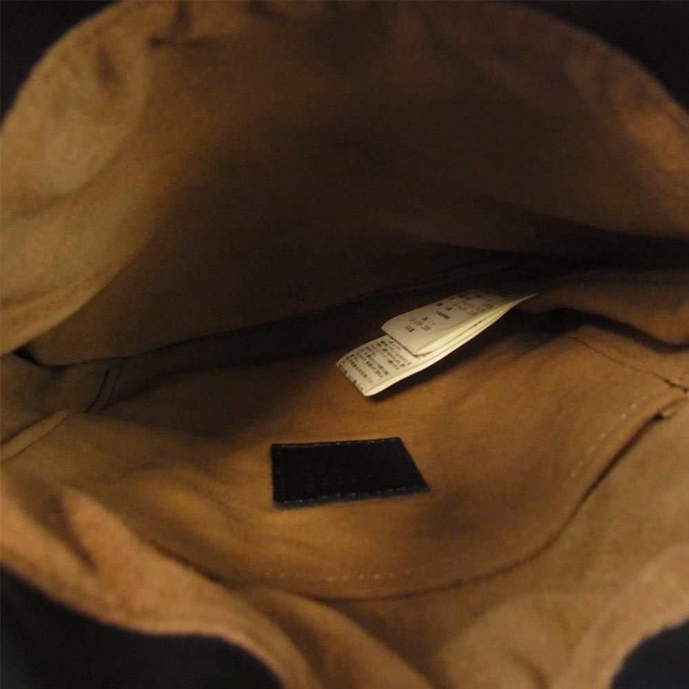 mina perhonen ミナペルホネン VA7354 forest parade フォレストパレード カーフスキン レザー ポシェット ミニショルダーバッグ ブラック系【中古】