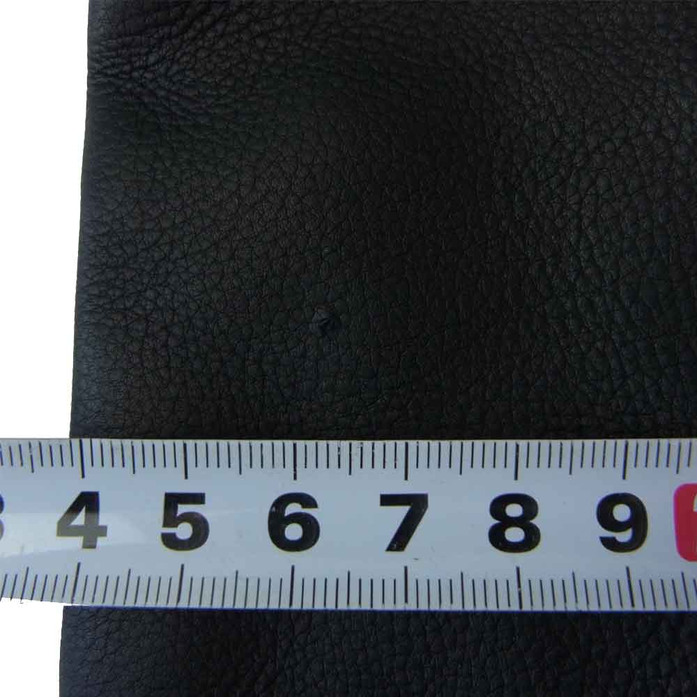 mina perhonen ミナペルホネン VA7354 forest parade フォレストパレード カーフスキン レザー ポシェット ミニショルダーバッグ ブラック系【中古】