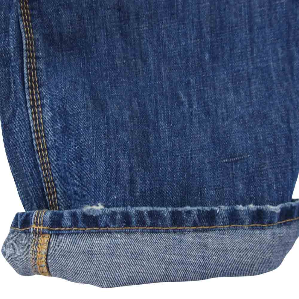 DSQUARED2 ディースクエアード S71A0419 クラッシュ 加工 デニム パンツ インディゴブルー系 48【中古】