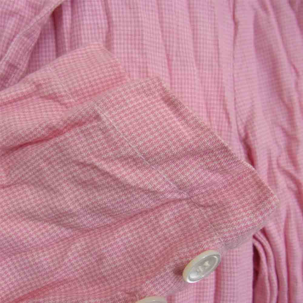 COMME des GARCONS コムデギャルソン HOMME オム AD2007 HA-J057 皺加工 リネン テーラード ジャケット ピンク系 S【中古】