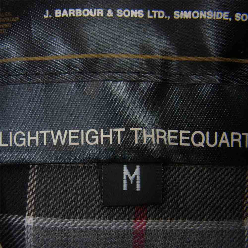 Barbour バブアー A969 Lightweight 3/4 Coat Jacket ライト ウェイト スリー クウォーター コート ネイビー系  M【中古】