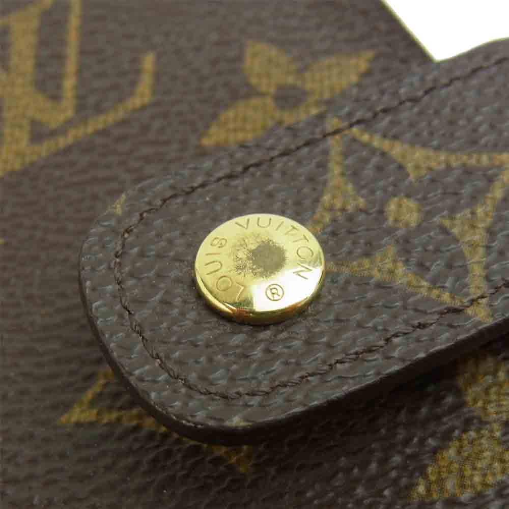 LOUIS VUITTON ルイ・ヴィトン R20105 アジェンダ MM 6穴式 手帳 カバー システム 手帳 ブラウン系【中古】