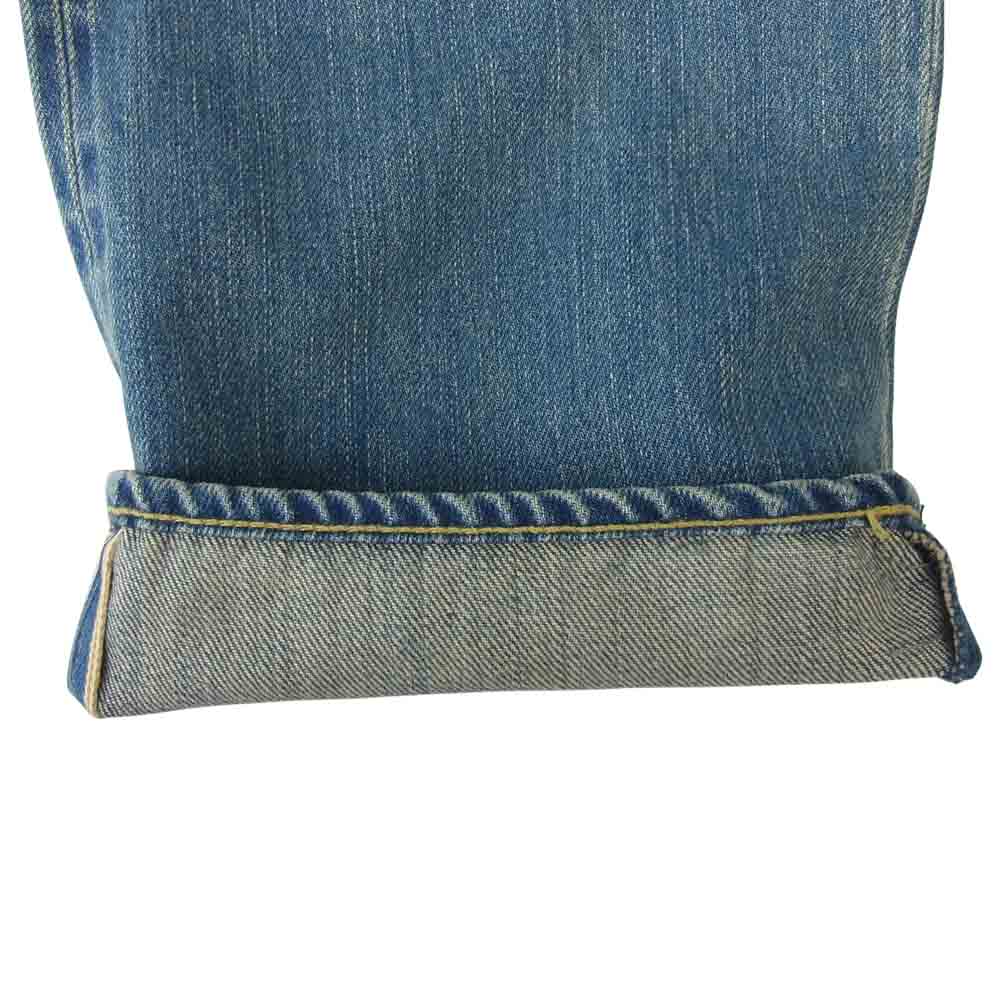 HYSTERIC GLAMOUR ヒステリックグラマー 02213AP20 VIXEN GIRL刺繍 スリムストレートデニム インディゴブルー系 34【新古品】【未使用】【中古】