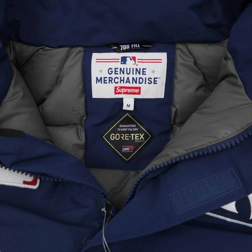 Supreme シュプリーム New York Yankees GORE-TEX 700-Fill Down Jacket ヤンキース ネイビー系 M【新古品】【未使用】【中古】