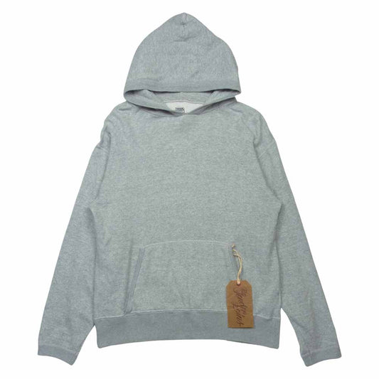 TENDERLOIN テンダーロイン T-PARKA バックプリント プルオーバー パーカー コットン 日本製 グレー系 S【中古】