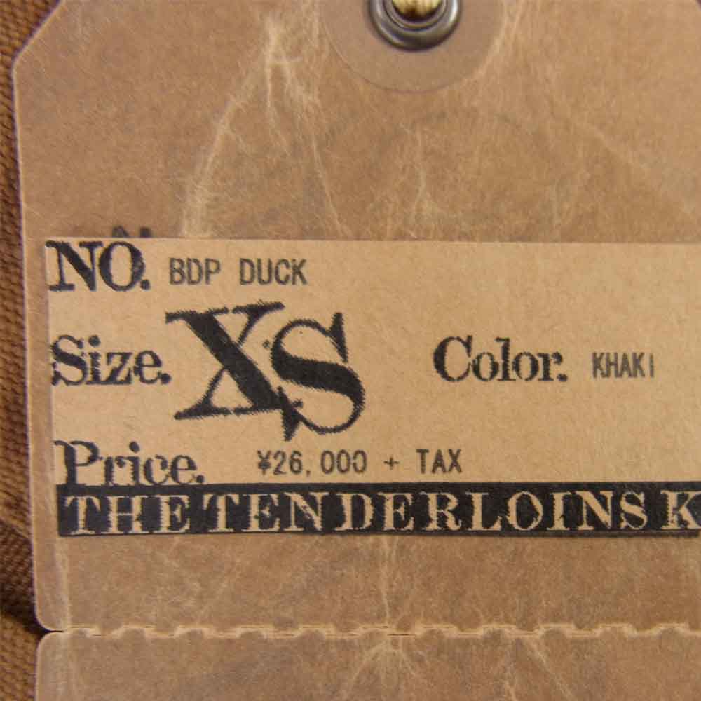 TENDERLOIN テンダーロイン T-BDP DUCK ダック パンツ ブラウン系 XS【中古】