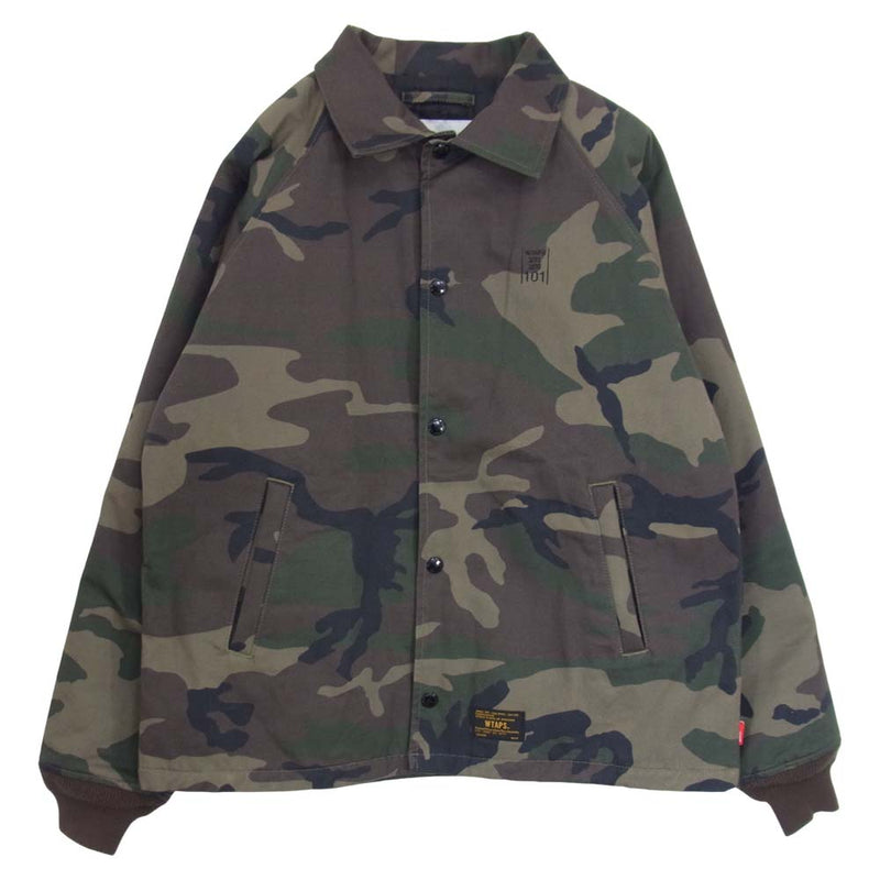 WTAPS ダブルタップス 162LTDT-JKM04 WINDBREAKER 02 ウインドブレーカー カモ ジャケット カーキ系 M【中古】