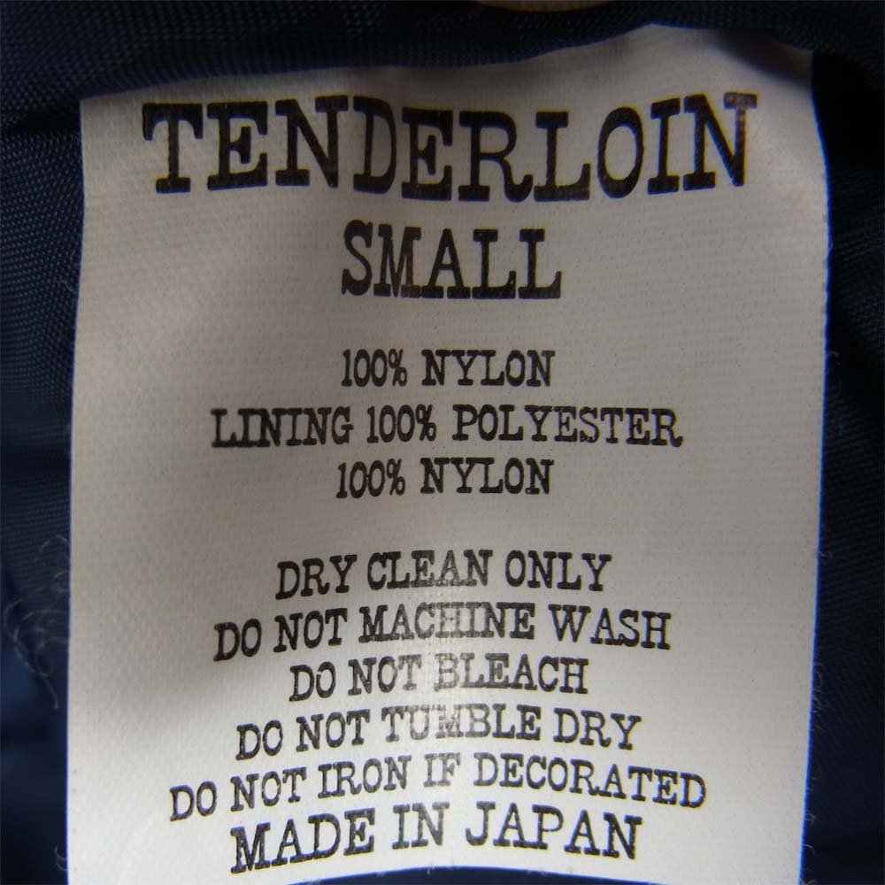 TENDERLOIN テンダーロイン T-NRA VEST 中綿 ベスト ネイビー系 S【中古】