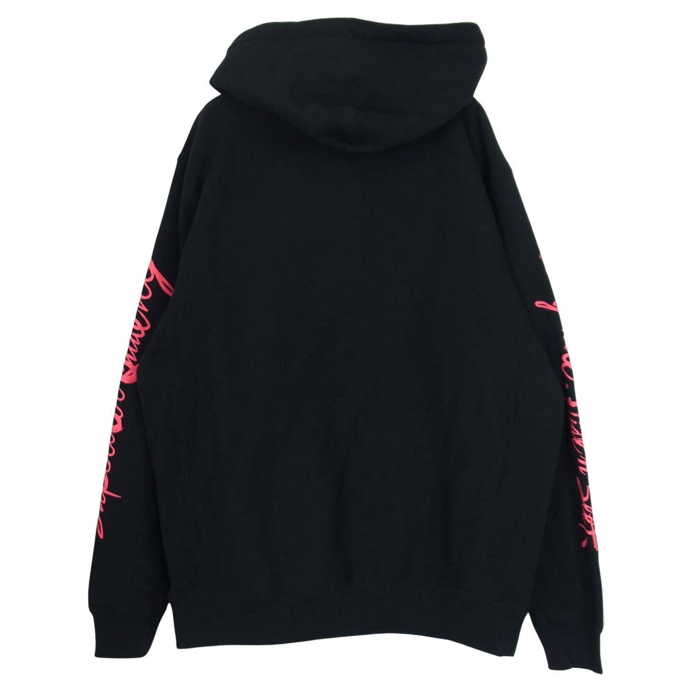 TENDERLOIN テンダーロイン × Hideandseek ハイドアンドシーク プリント プルオーバー パーカー ブラック系 M【中古】
