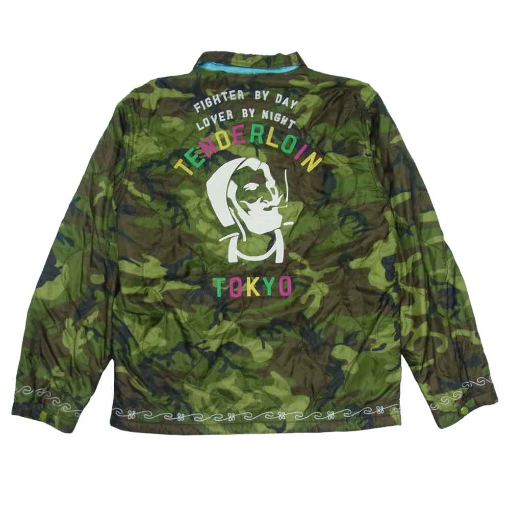 TENDERLOIN テンダーロイン T-NYLON SOUVENIR JKT ナイロン スーベニア ジャケット グリーン系 S【中古】