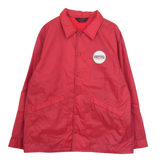 TENDERLOIN テンダーロイン T-COACH JKT ワッペン ナイロン コーチ ジャケット レッド系 S【中古】