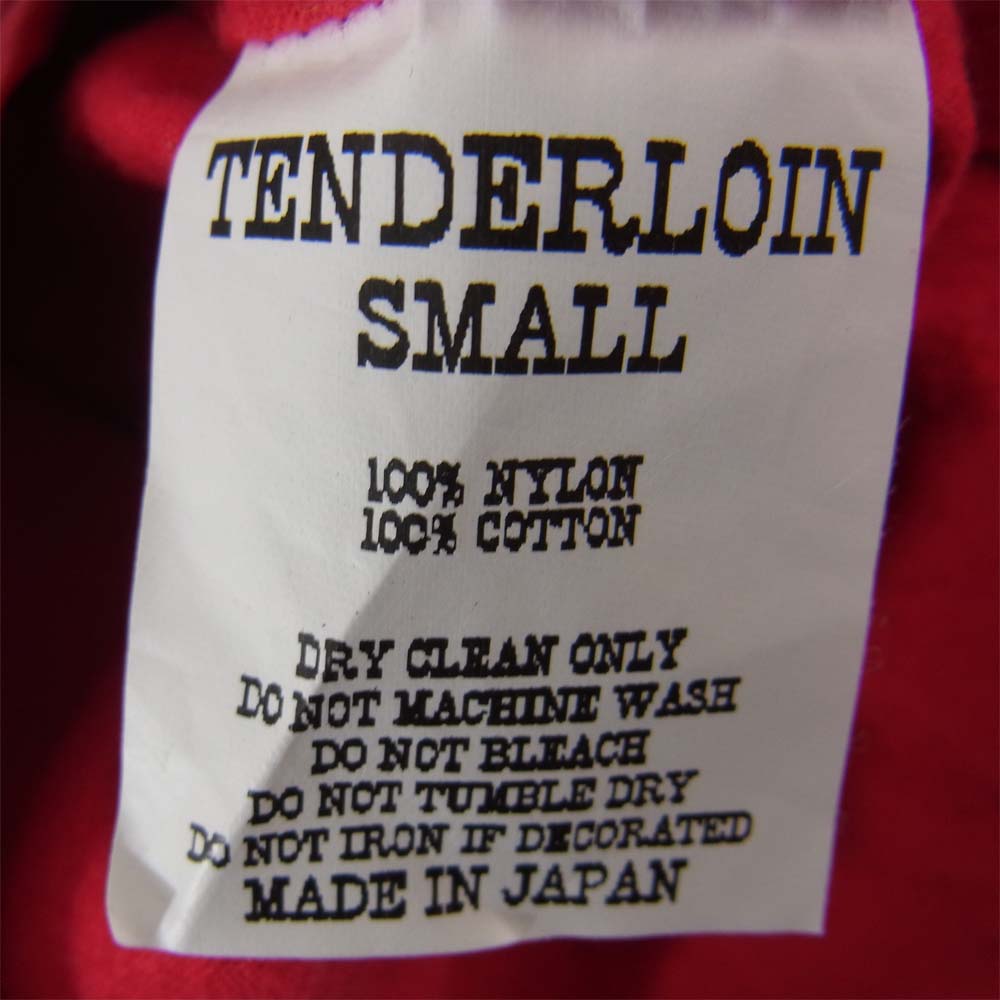 TENDERLOIN テンダーロイン T-COACH JKT ワッペン ナイロン コーチ ジャケット レッド系 S【中古】