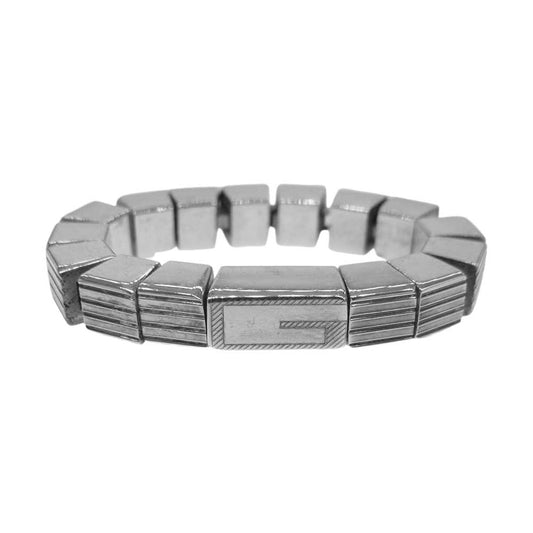 GUCCI グッチ ブロック チェーン リング シルバー系 16.5号【中古】