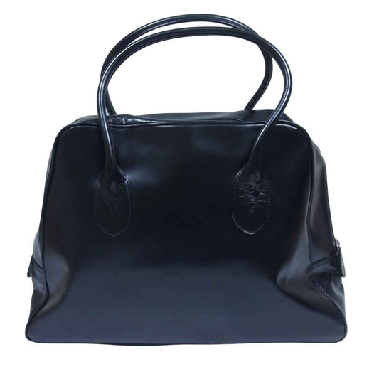 COMME des GARCONS コムデギャルソン katsuyuki yoshida 吉田 台形 レザー バッグ ブラック系【中古】