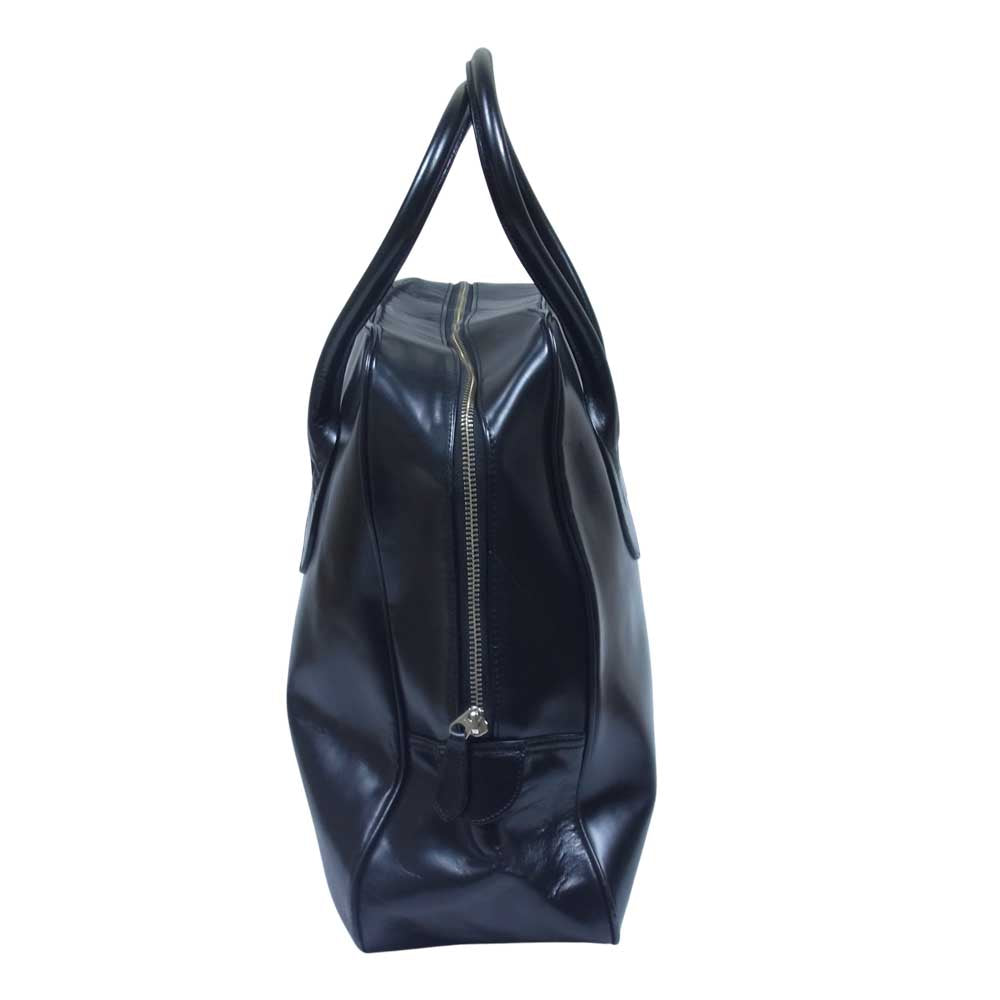 COMME des GARCONS コムデギャルソン katsuyuki yoshida 吉田 台形 レザー バッグ ブラック系【中古】