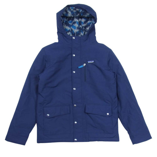 patagonia パタゴニア 19AW 68460 Boys' Infurno Jacket ボーイズ インファーノ 裏ボア ジャケット ネイビー系 XL【中古】
