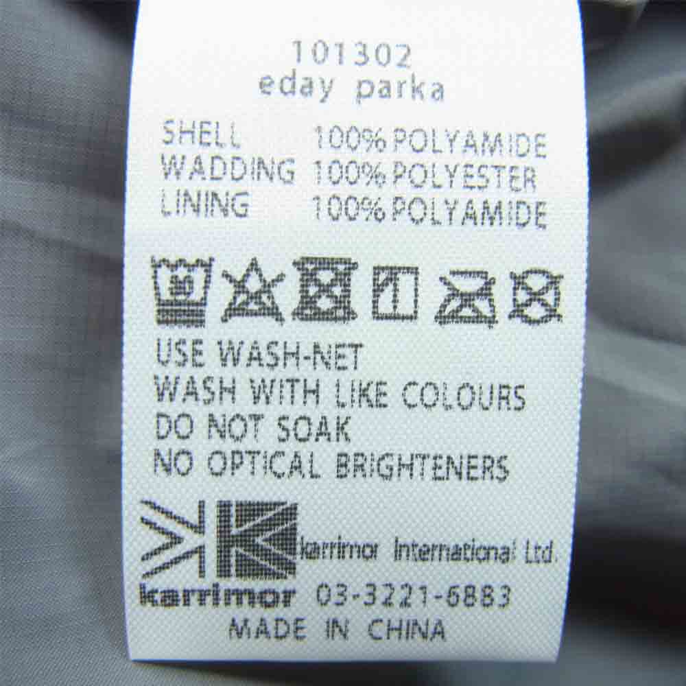 Karrimor カリマー 101302 8410 eday parka イーデイ パーカー 中綿 ジャケット 212-C12-H カーキ系 L【新古品】【未使用】【中古】
