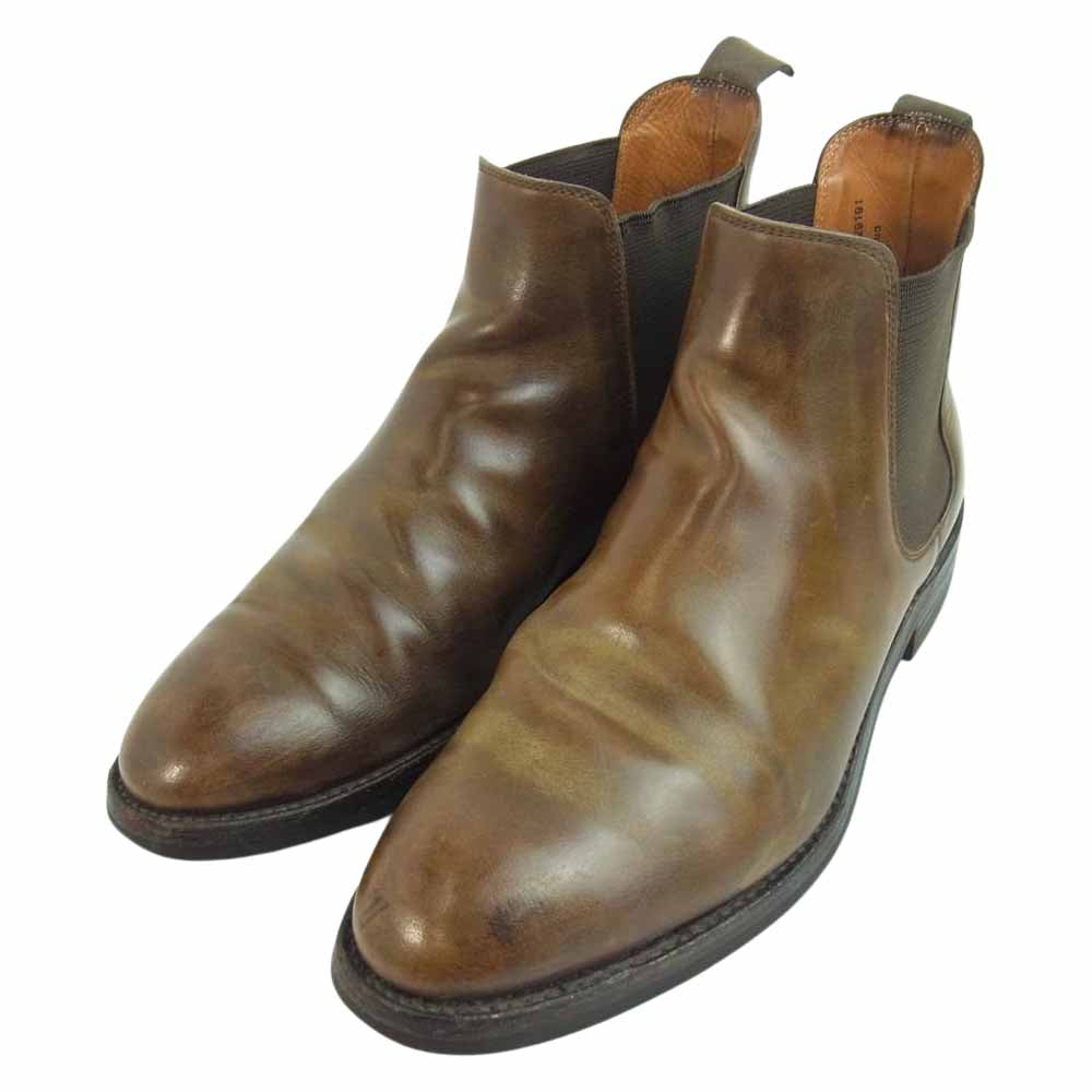 CROCKETT&JONES クロケットアンドジョーンズ 9542RS-N9 CHELSEA 5 チェルシー 5 サイド ゴア ブーツ ブラウン系 6 1/2【中古】