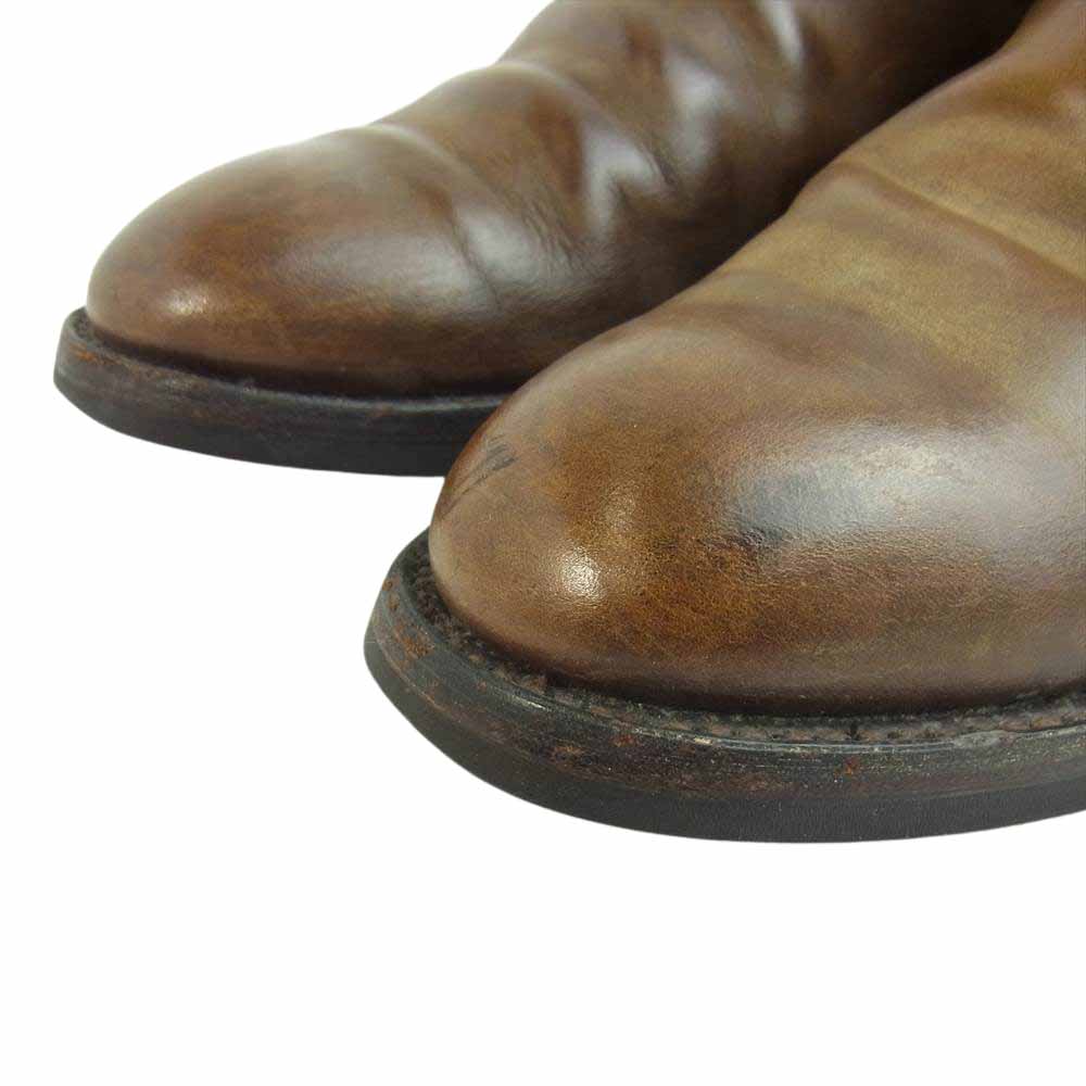 CROCKETT&JONES クロケットアンドジョーンズ 9542RS-N9 CHELSEA 5 チェルシー 5 サイド ゴア ブーツ ブラウン系 6 1/2【中古】