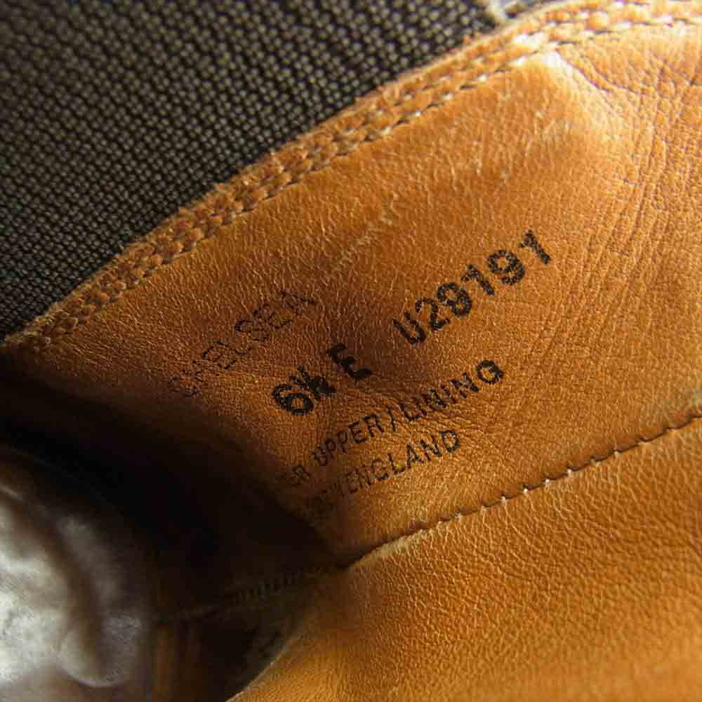 CROCKETT&JONES クロケットアンドジョーンズ 9542RS-N9 CHELSEA 5 チェルシー 5 サイド ゴア ブーツ ブラウン系 6 1/2【中古】