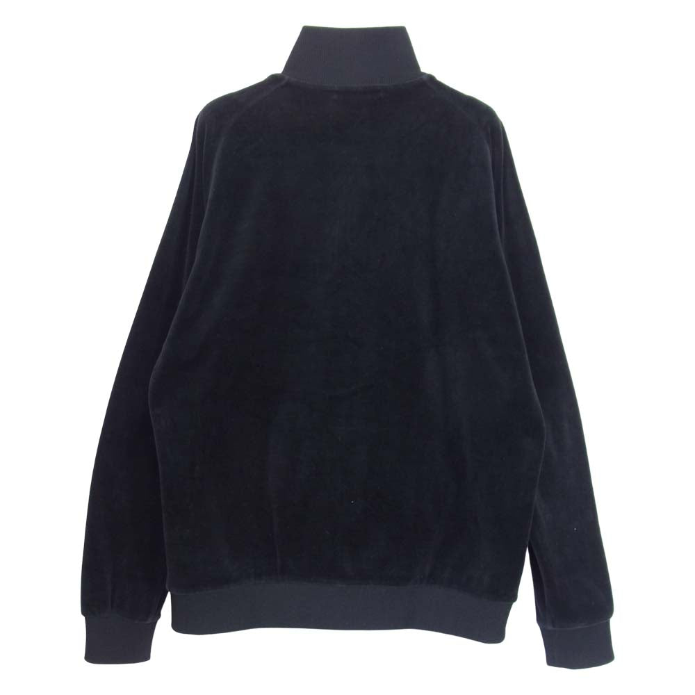 FRED PERRY フレッドペリー FPJ114S ベロア トラック ジャケット ジャージ― ジャケット ブラック系 S【中古】
