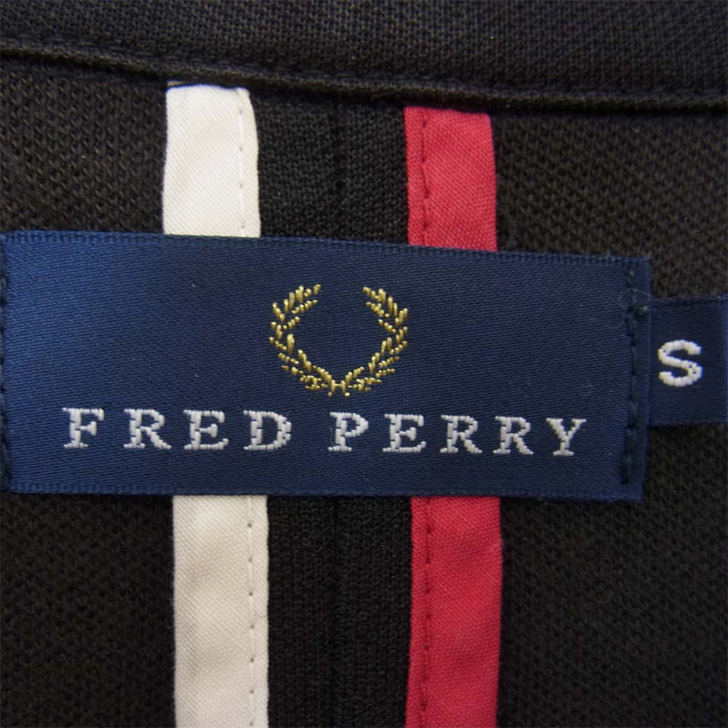FRED PERRY フレッドペリー F2004 ジャージー テーラード ジャケット ブラック系 S【中古】