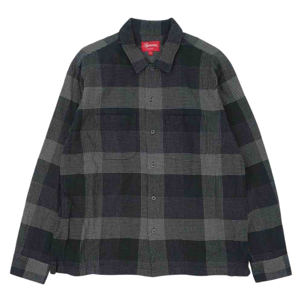 supreme plaid flannel shirt 21aw