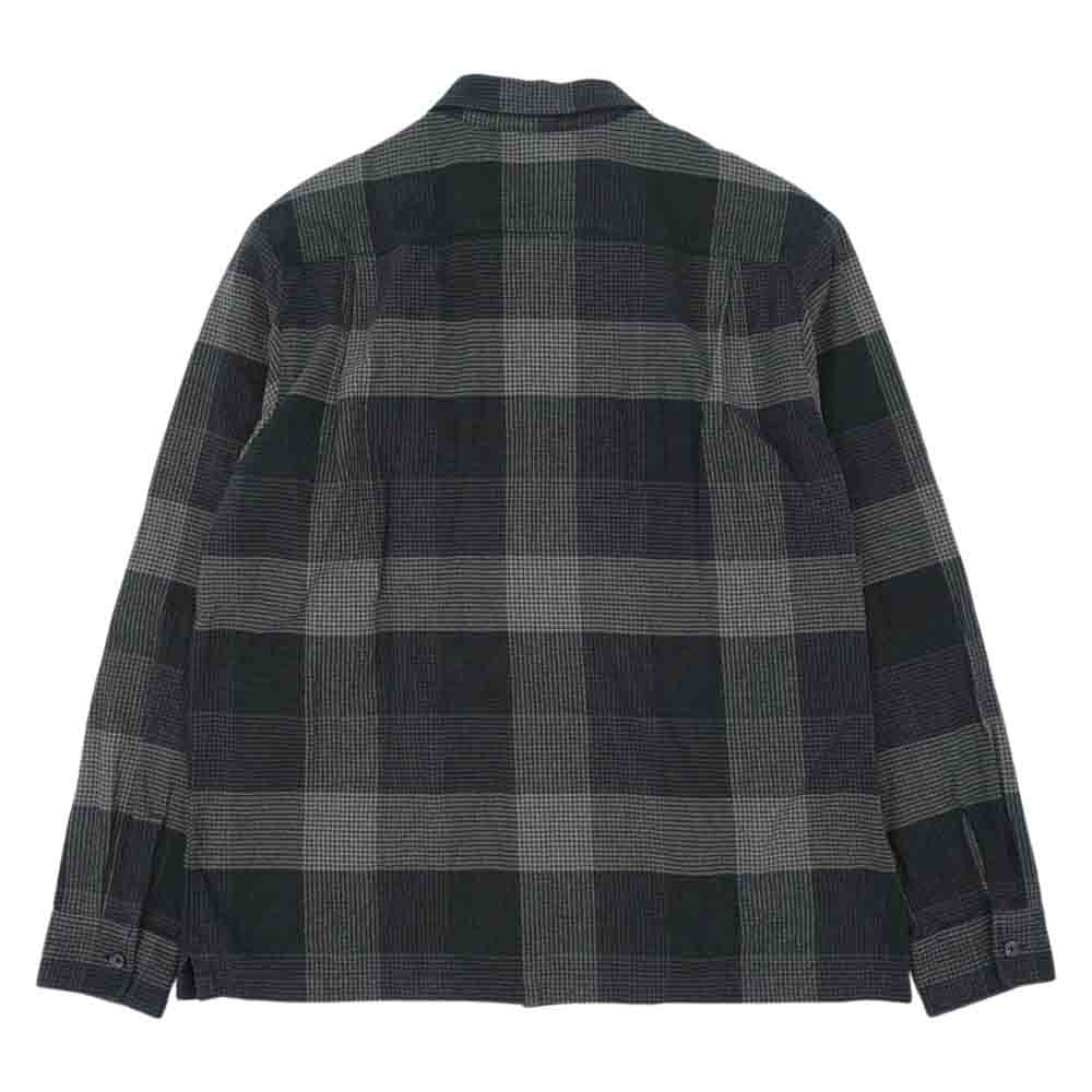 Supreme シュプリーム 21AW Plaid Flannel Shirt プレイド フランネル シャツ  ダークグレー系 S【美品】【中古】
