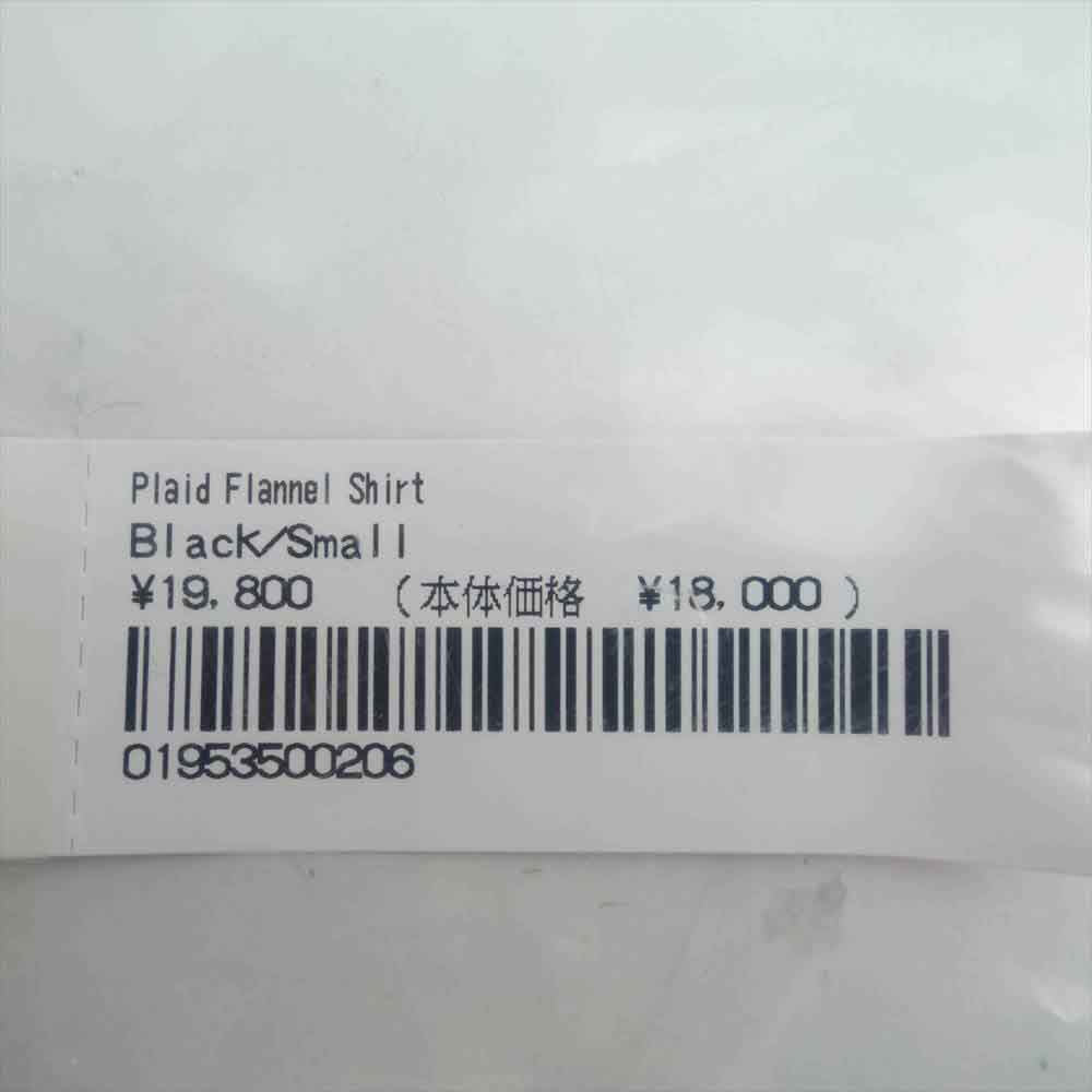 Supreme シュプリーム 21AW Plaid Flannel Shirt プレイド フランネル シャツ  ダークグレー系 S【美品】【中古】