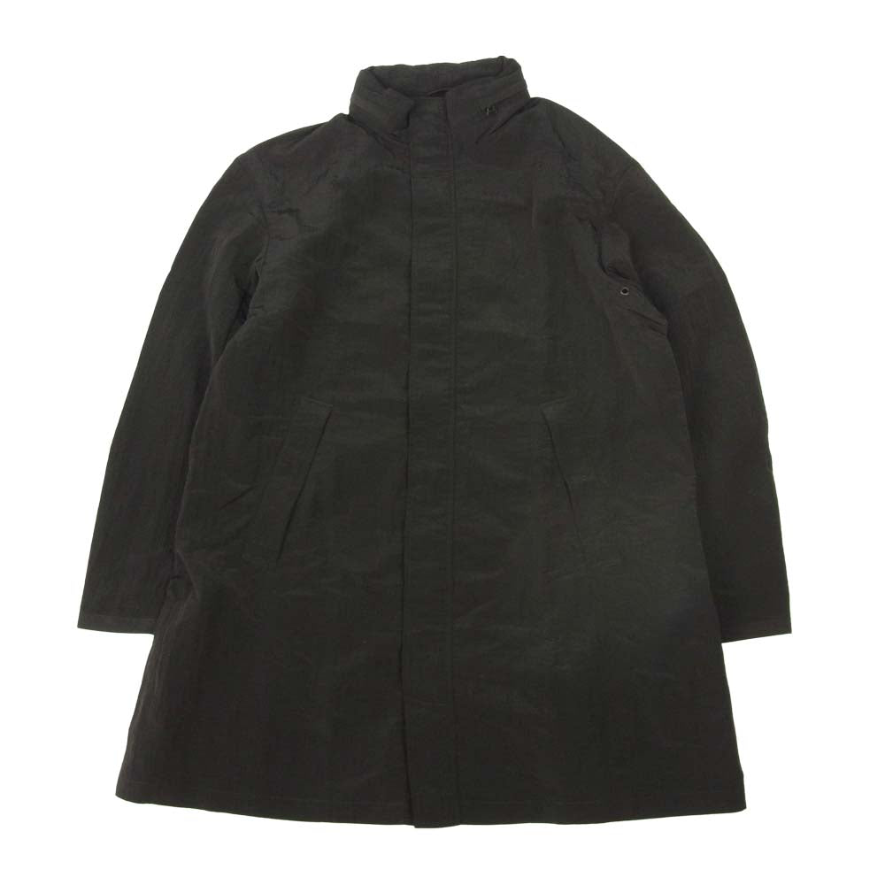 nano universe ナノユニバース 20AW 668-0211001 ノーブルナイロン コート ブラック系 XL【美品】【中古】