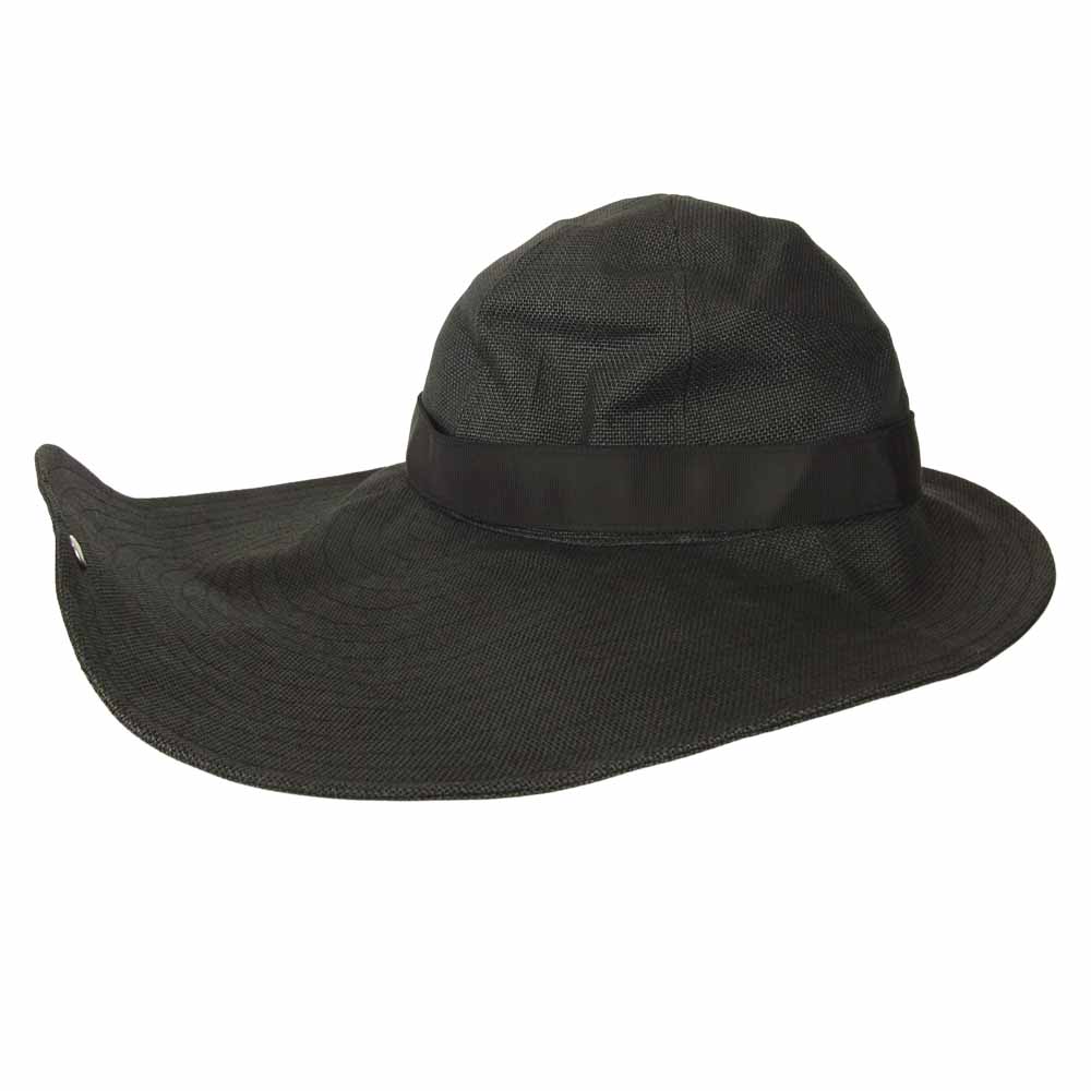 Sacai サカイ 21SS 21-0201S Large Paper Beach Hat ラージ ペーパー ビーチ ハット ブラック系【美品】【中古】