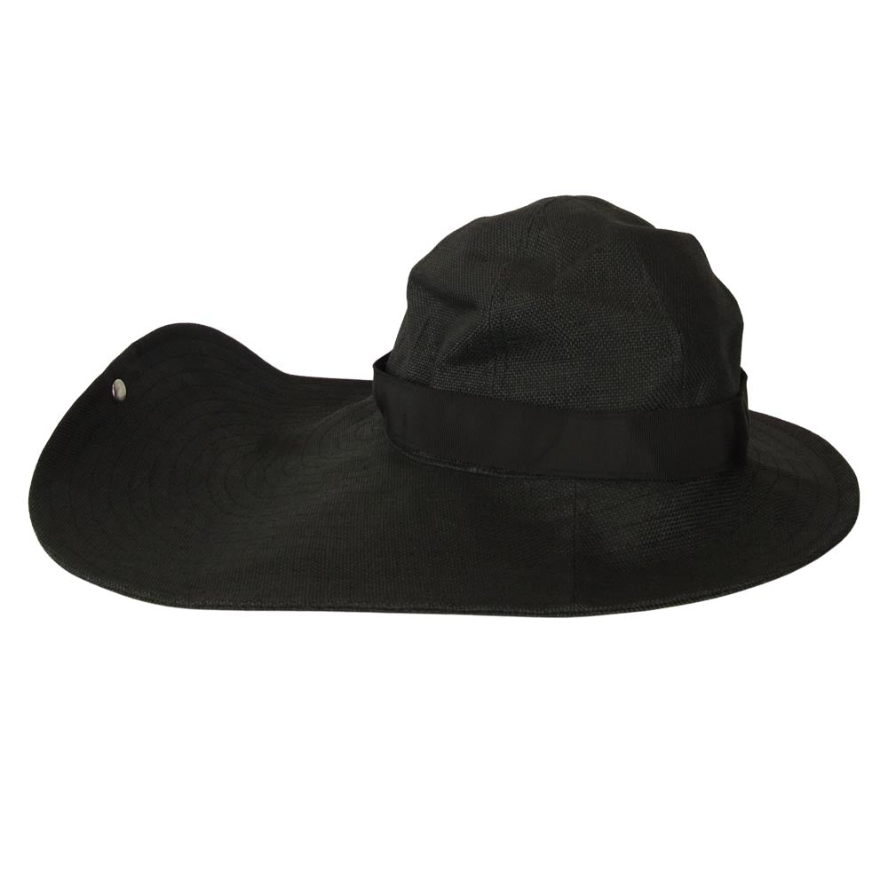 Sacai サカイ 21SS 21-0201S Large Paper Beach Hat ラージ ペーパー ビーチ ハット ブラック系【美品】【中古】
