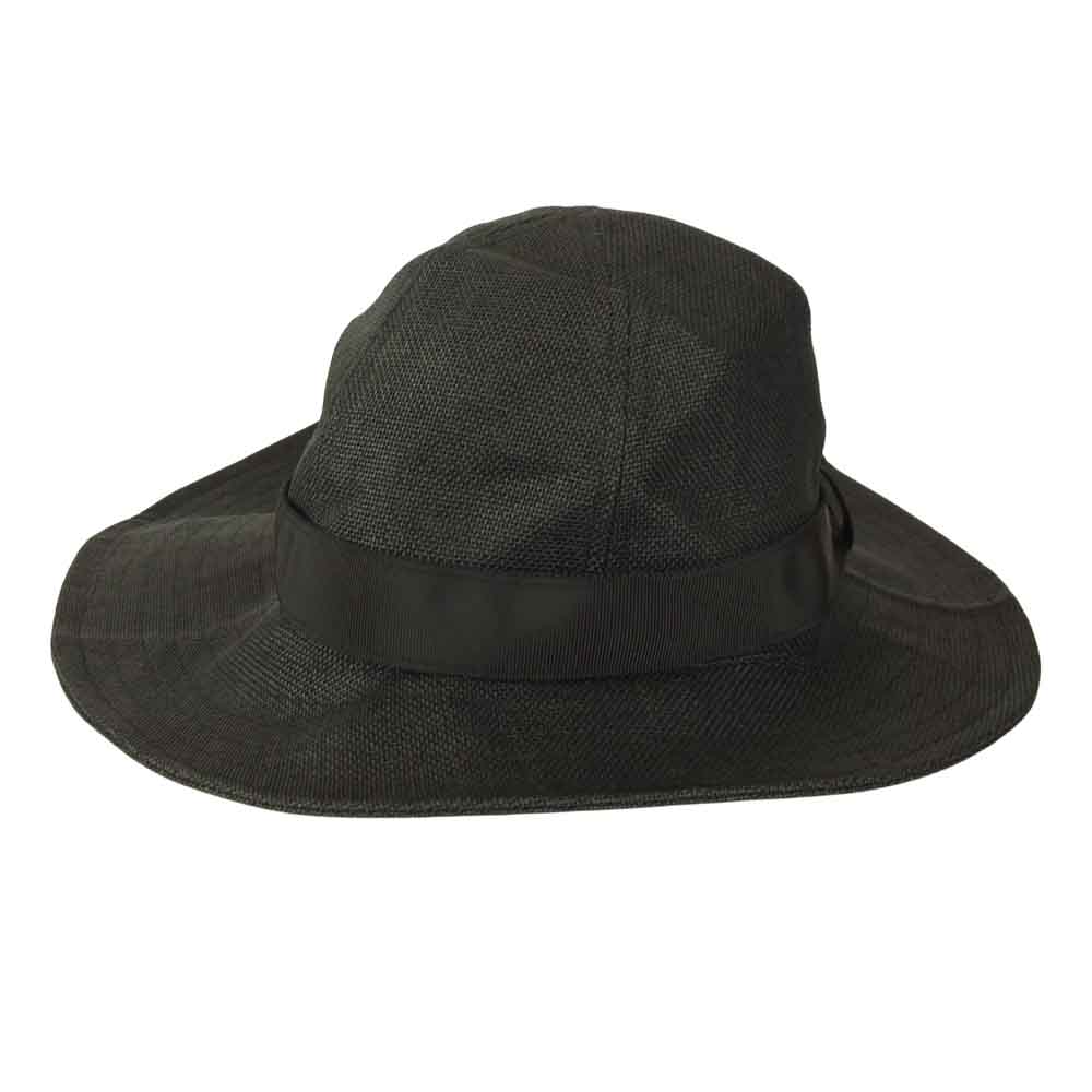 Sacai サカイ 21SS 21-0201S Large Paper Beach Hat ラージ ペーパー ビーチ ハット ブラック系【美品】【中古】