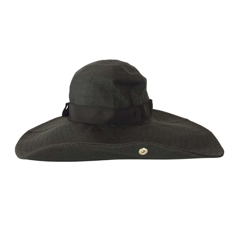 Sacai サカイ 21SS 21-0201S Large Paper Beach Hat ラージ ペーパー ビーチ ハット ブラック系【美品】【中古】