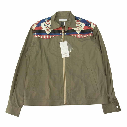 ファセッタズム 20AW MORK-SH-M05 ORTEGA FRONT ZIP SHIRT MORK-SH-M05 オルテガ ジップシャツ グレー系 4【新古品】【未使用】【中古】