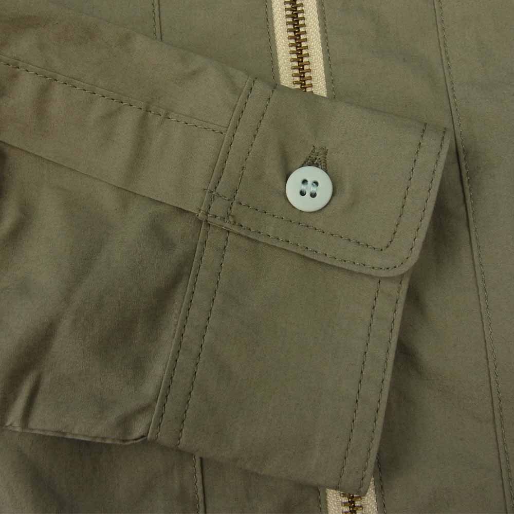 ファセッタズム 20AW MORK-SH-M05 ORTEGA FRONT ZIP SHIRT MORK-SH-M05 オルテガ ジップシャツ グレー系 4【新古品】【未使用】【中古】