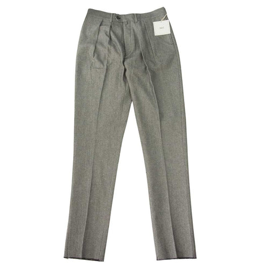 ニート 20-02AOT AWC Wool Cotton OX TAPERED 2タック ウール コットン スラックスパンツ ホワイト系 ネイビー系 48【新古品】【未使用】【中古】