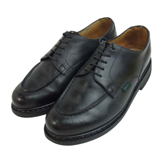 Paraboot パラブーツ CHAMBORD シャンボード Uチップ シューズ ブラック系 7.5F【中古】
