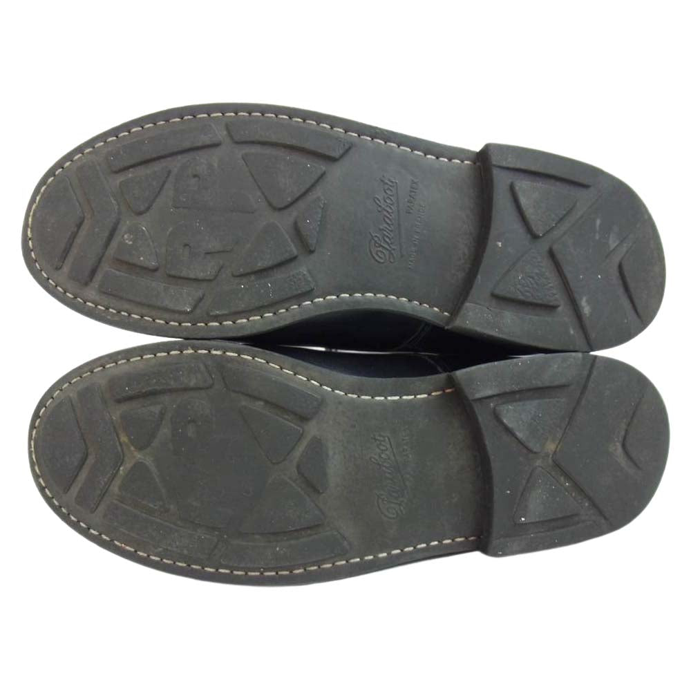 Paraboot パラブーツ CHAMBORD シャンボード Uチップ シューズ ブラック系 7.5F【中古】