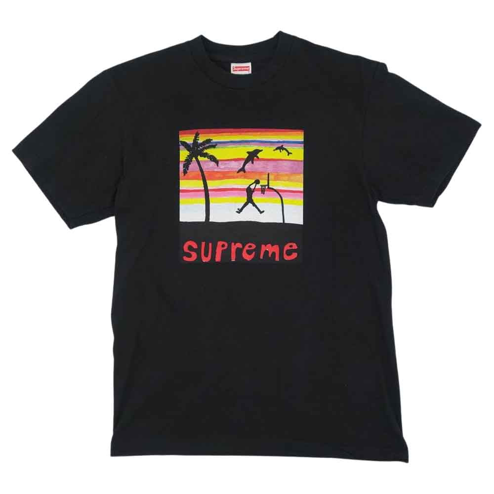 Supreme シュプリーム 21SS Dunk Tee ダンク 半袖 Tシャツ ブラック系 S【中古】