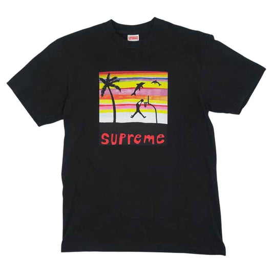 Supreme シュプリーム 21SS Dunk Tee ダンク 半袖 Tシャツ ブラック系 S【中古】