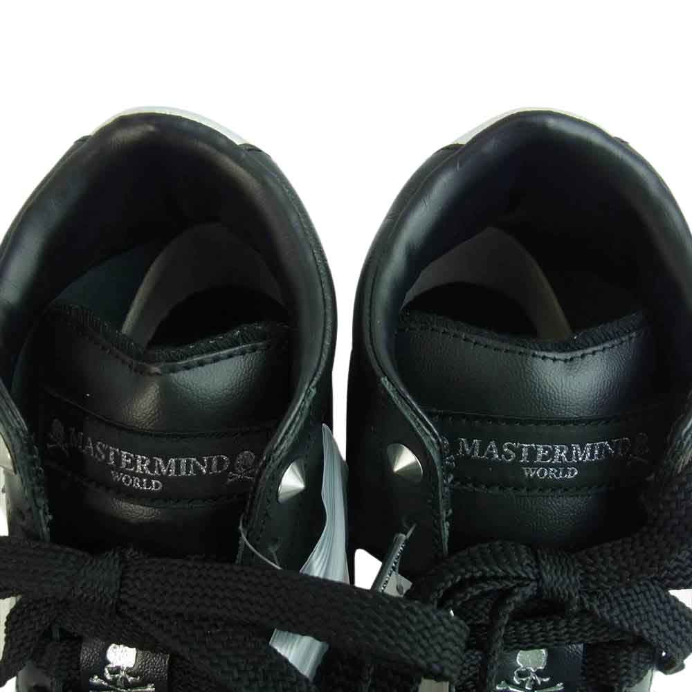 mastermind JAPAN マスターマインドジャパン 34200960 CONVERSE PRO LEATHER HI MASTERMIND WORLD コンバース プロレザー ハイ マスターマインド ワールド スニーカー ブラック系 28cm【新古品】【未使用】【中古】