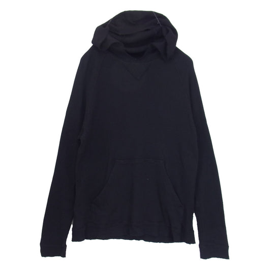 CHROME HEARTS クロムハーツ（原本無） ホースシュー バックプリント サーマル プルオーバー パーカー ブラック系 L【美品】【中古】