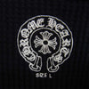 CHROME HEARTS クロムハーツ（原本無） ホースシュー バックプリント サーマル プルオーバー パーカー ブラック系 L【美品】【中古】