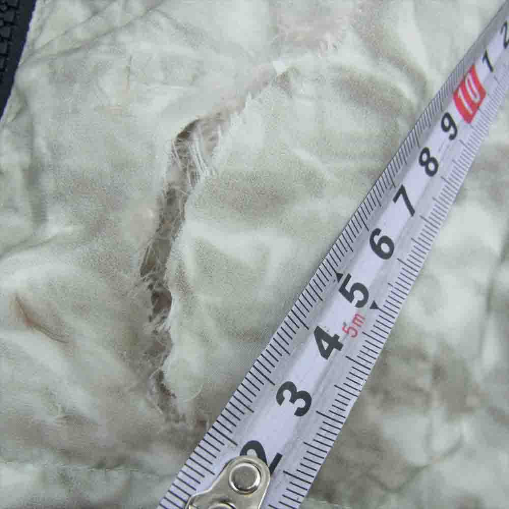 Supreme シュプリーム 19AW ND91806I 【訳難有】THE NORTH FACE ノースフェイス Paper Print Nuptse Jacket ペーパー 紙 プリント ヌプシ ダウン ジャケット グレー系【中古】