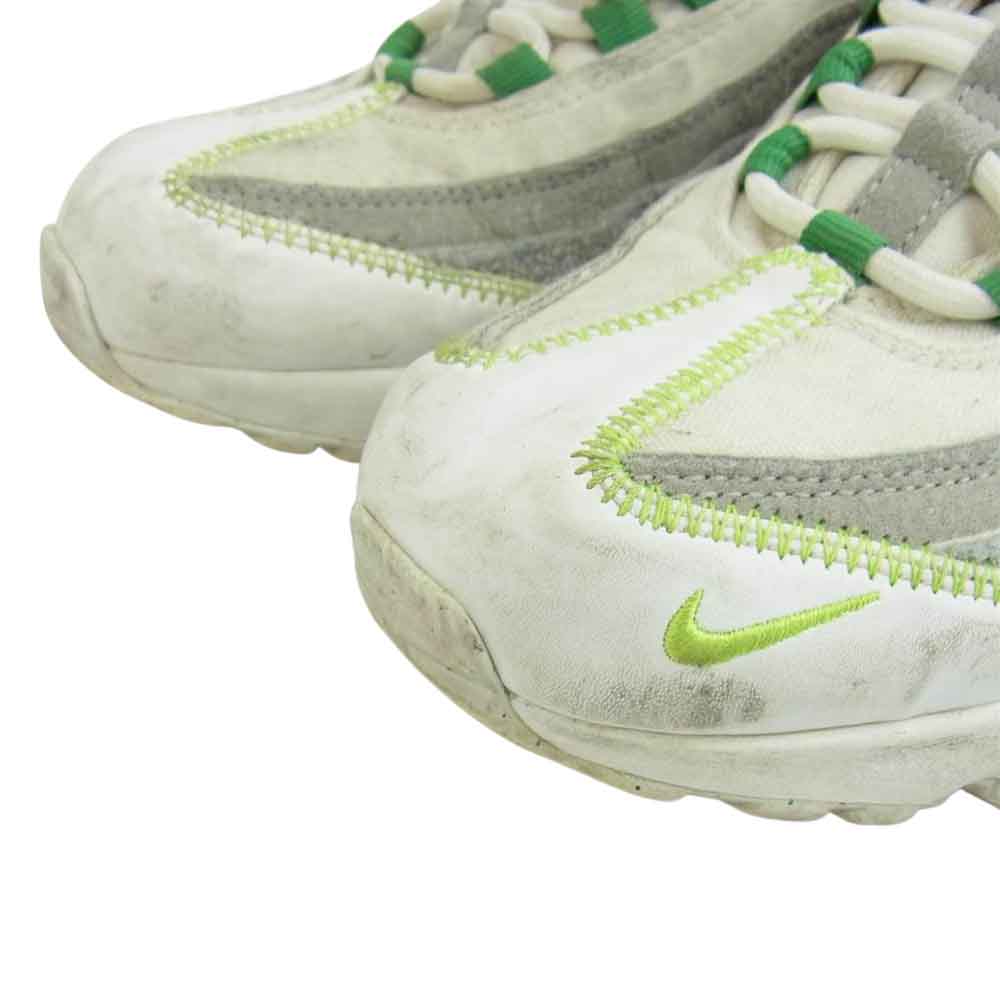 NIKE ナイキ CU5517-100 AIR MAX 95 CLASSIC GREEN エアマックス クラシックグリーン ホワイト系 25cm【中古】