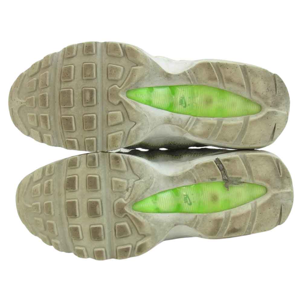 NIKE ナイキ CU5517-100 AIR MAX 95 CLASSIC GREEN エアマックス クラシックグリーン ホワイト系 25cm【中古】