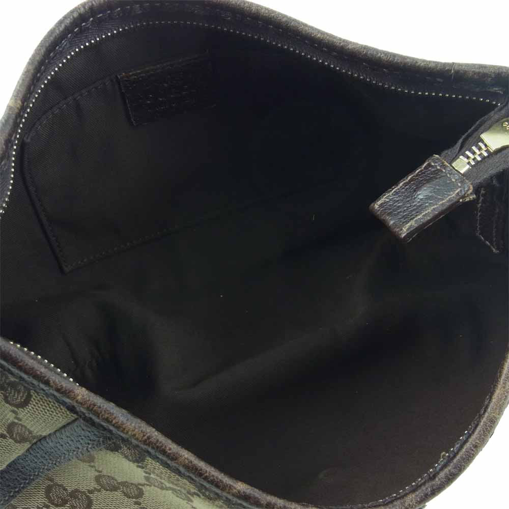 GUCCI グッチ 130939 GGキャンバス ワンショルダー ミニ バッグ イタリア製 ベージュ系 ブラウン系【中古】