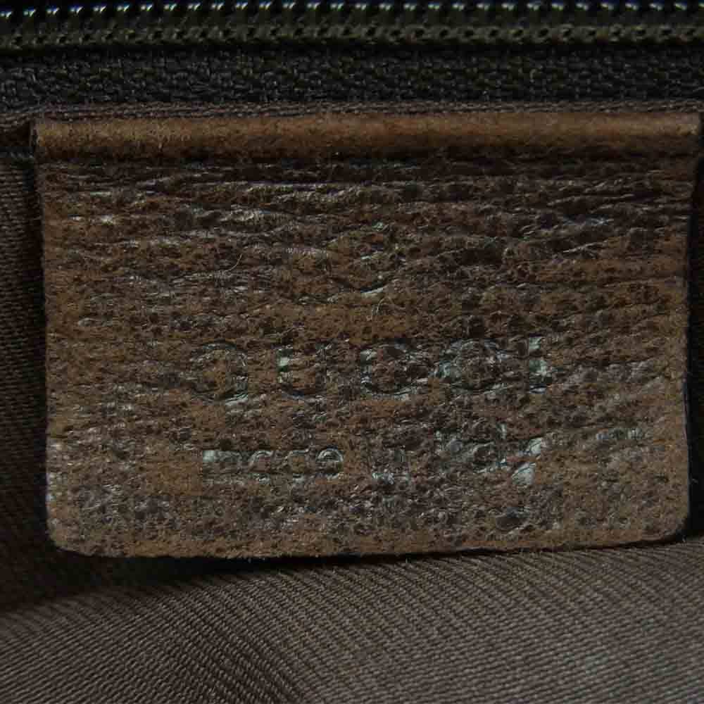 GUCCI グッチ 131236 GGキャンバス ショルダー ウエスト ポーチ ボディ バッグ ベージュ系 ブラウン系【中古】