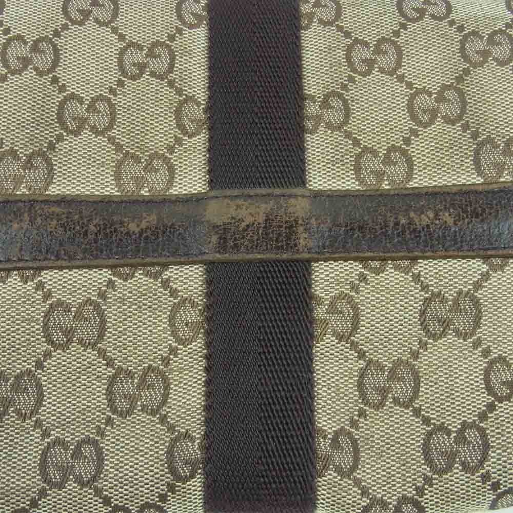 GUCCI グッチ 131236 GGキャンバス ショルダー ウエスト ポーチ ボディ バッグ ベージュ系 ブラウン系【中古】